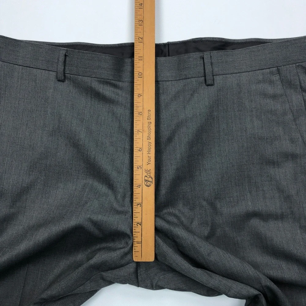 J Crew Ludlow Loro Piana Superfine Wool Dress Pants Mens 36x31 Charcoal Grey